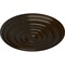 Ekena Millwork Carton Ceiling Medallion (For Canopies up to 2 5/8"), Hand-Painted Bronze, 12 5/8"OD x 1"P CM13CABZS - alternate 4